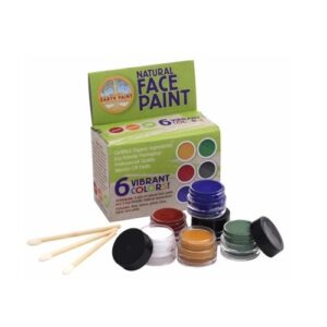 Natural Earth Paint Natural Face Paint Kit - Natuurlijke schmink in 6 kleuren