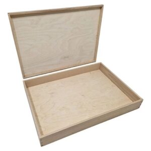 Sensoryfun Houten speelbak met deksel voor sensorische materialen