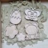 voorjaar stempels Kiddi - Mini vulvormen - Speel Tray set voorjaar