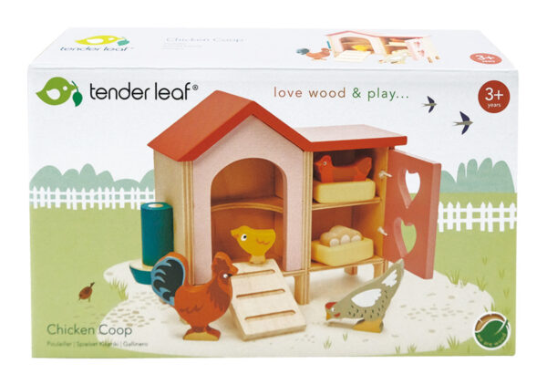 Tender Leaf Houten Huisdierenset – Kippenren