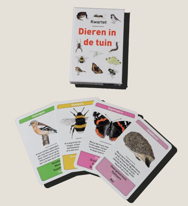 Tringa Paintings Kwartet “Dieren in de tuin” - Jasper de Ruiter