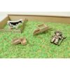 Kids Kabinet Houten hekjes (6 stuks)
