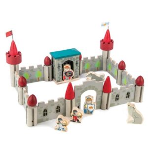kasteel (1) Tender Leaf Toys Wolf Castle - chateau de loup - houten wolf kasteel