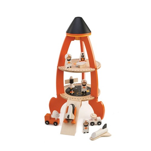 Ontdek de Tender Leaf Toys Wolf Cosmic Rocket Set – Ruimteraket & Speelset in één!