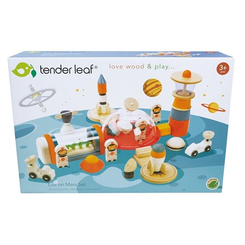 Tender Leaf Toys Life on mars set - leven op mars speelset - ruimtestation