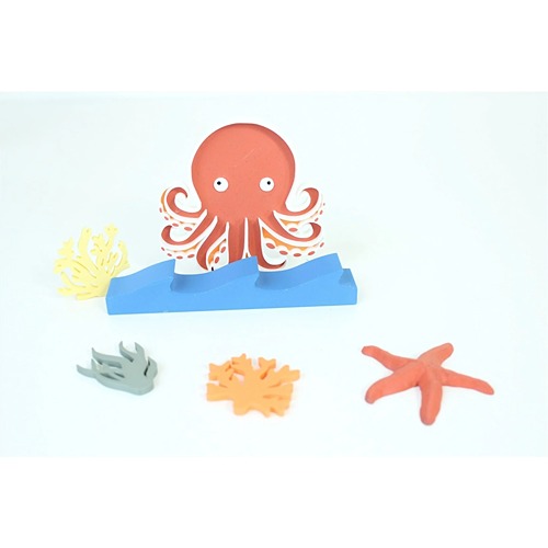 Kids Kabinet PLA Koraal set van 5 figuren