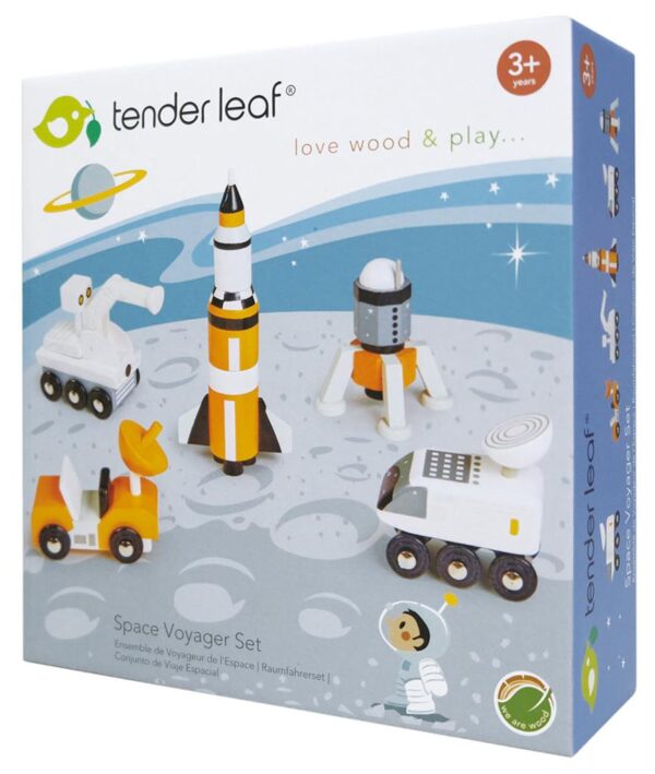 Tender Leaf Space Voyager Set – Houten Ruimtevaart Speelset
