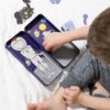 MierEdu Magnetische Puzzeldoos Ruimtevaarders/ Astronaut – Creatief & Educatief Speelplezier voor Onderweg