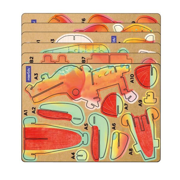 Mieredu – 3D Puzzel Build & Sound – Tyrannosaurus Rex