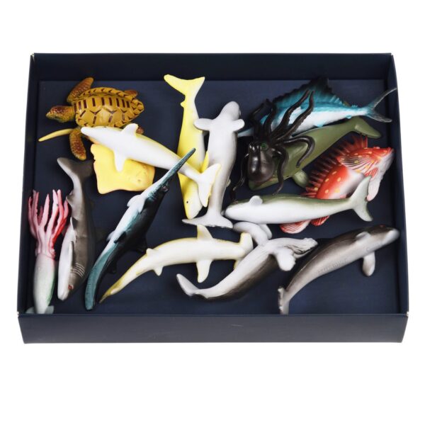 Rex London Oceaandieren Set – 16 Speelfiguren in Doos