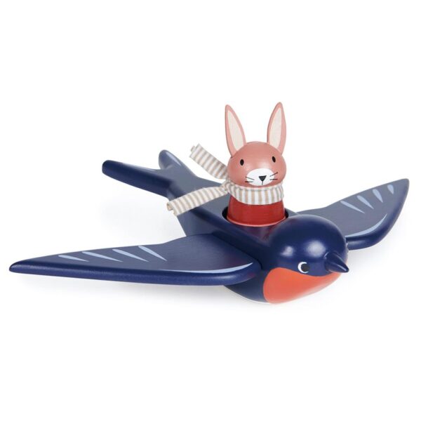 Tender Leaf – Swifty Bird – Houten Zwaluwfiguur