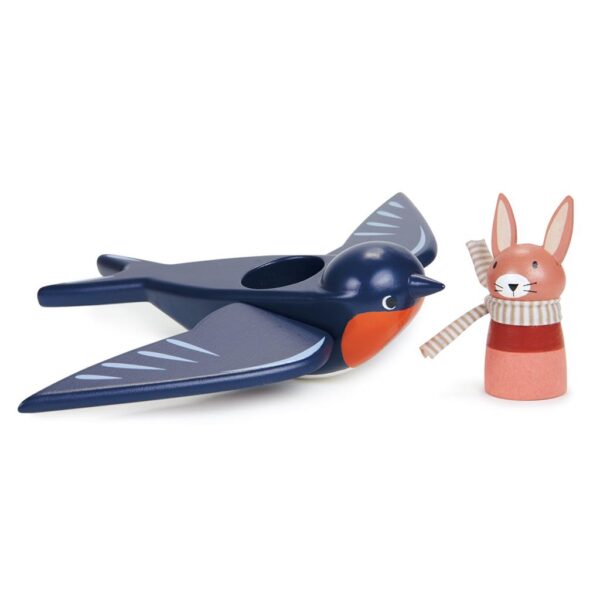 Tender Leaf – Swifty Bird – Houten Zwaluwfiguur