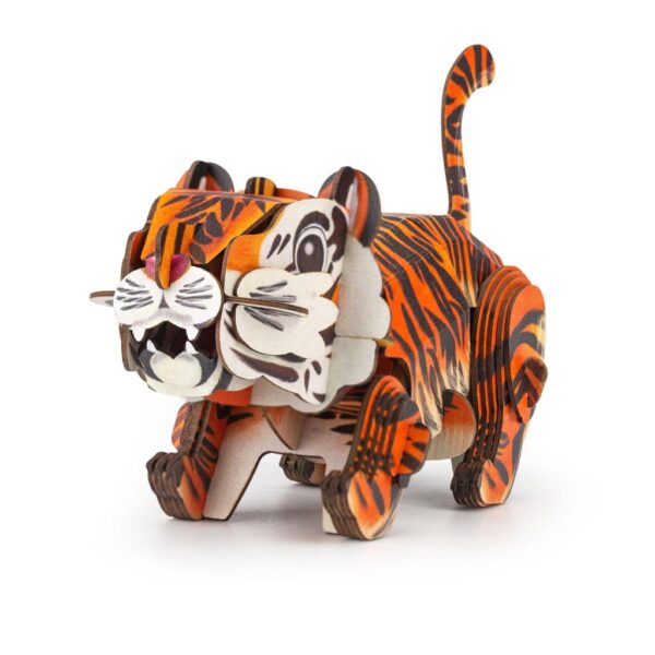 MierEdu – 3D Puzzel Build & Sound – tijger bouwpakket
