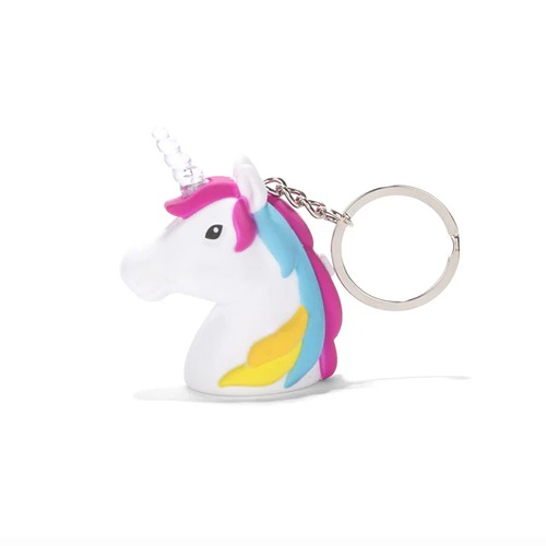 eenhoorn Kikkerland Eenhoorn - Unicorn LED Sleutelhanger met Geluid