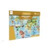 Scratch Europe 2 in 1 Magnetische Puzzel – Discovery Game Wereld | Speel & Ontdek de Wereld