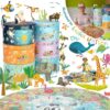 "Educatieve puzzel wereldkaart met dieren – 4RWD"