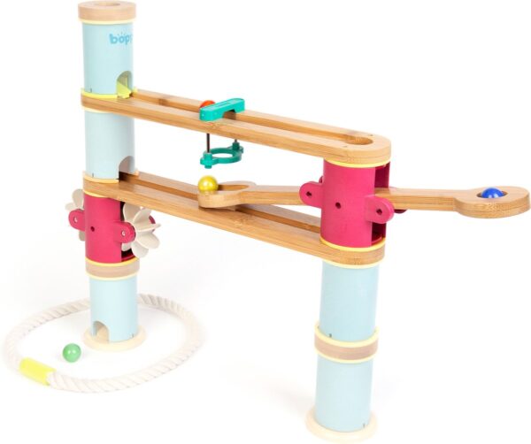 Boppi houten knikkerbaan uitbreidingspakket met wipwap
