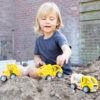 Complete 3-delige bouwvoertuigenset van New Classic Toys