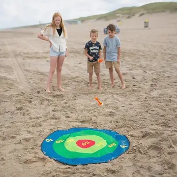 Kindvriendelijk houten dartspel voor in de tuin – Park Darts 6+