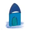 Duurzame houten speelgoedset Goki Evolution Morgana blauwe toren bij Het Speellab
