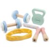 Complete houten speelgoed fitness set – ideaal voor rollenspel en motoriek