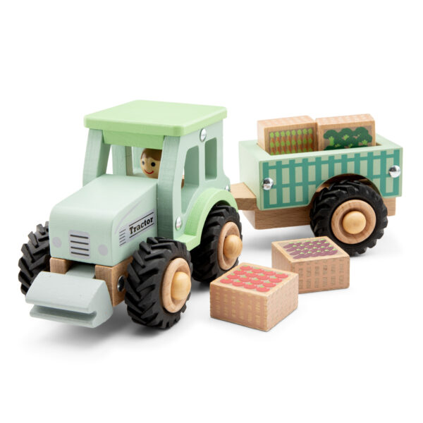 Houten tractor speelgoed voor peuters – New Classic Toys