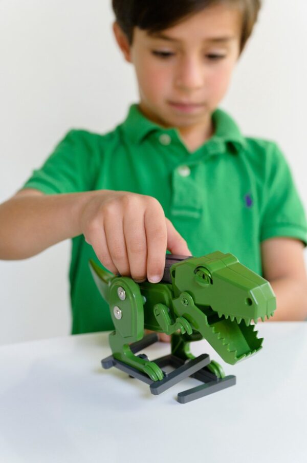 Bouw je eigen T-Rex robot – techniek speelgoed