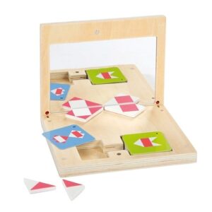 small-foot-symmetriespel-educate-houten-spiegelspel (1) Small Foot Symmetriespel Educate – houten spel met spiegel