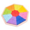Octagon vormenpuzzel op tafel – Het Speellab speelgoed