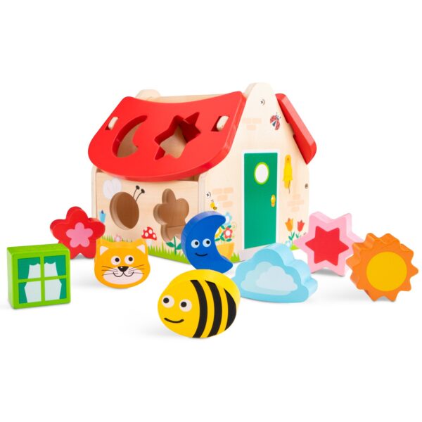 houten vormenhuis New Classic Toys vormenhuis