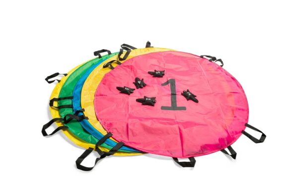 Vangspel met parachute eekhoorns van BS Toys