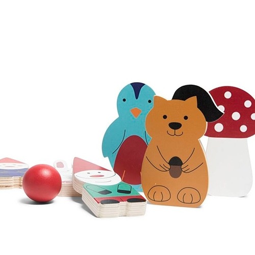 BS Toys Kabouter Bowling houten kegelspel voor kinderen bij het speellab