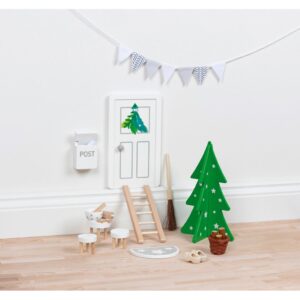 Goki houten elfendeur met accessoires voor fantasierijk spel
