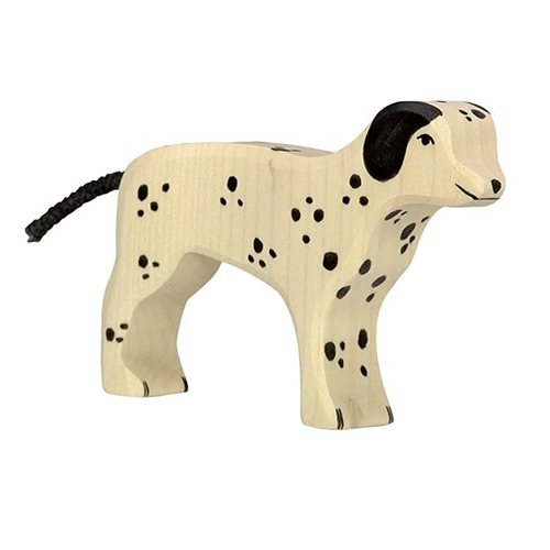 Van duurzaam hout handgemaakte dalmatier waldorf geinspiteerd van Holztiger bij Het Speellab