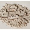 Kleine houten vultrays bakkerij voor fijne motoriek