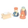 Maria en Jozef uit Small Foot houten kerststal – kindvriendelijke speelset