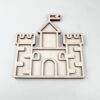 houten vultray kasteel Leuk met Letters voor sensorisch spel
