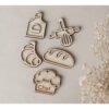 Leuk met Letters kleine vultrays bakkerij van hout