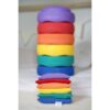 Kirschkernkissen set regenbogenkleur voor kinderen