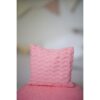 Handgemaakte pittenzak roze pastel regenboog met kersenpitten