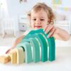 Arctic Stacking Blocks van Het Speellab met ijsberen en gebogen blokken