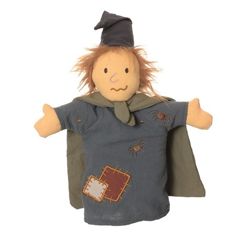 Egmont Toys – Handpop heks katoenen pop voor poppenkast handpop voor fantasiespel en taalontwikkeling verkrijgbaar bij het Speellab
