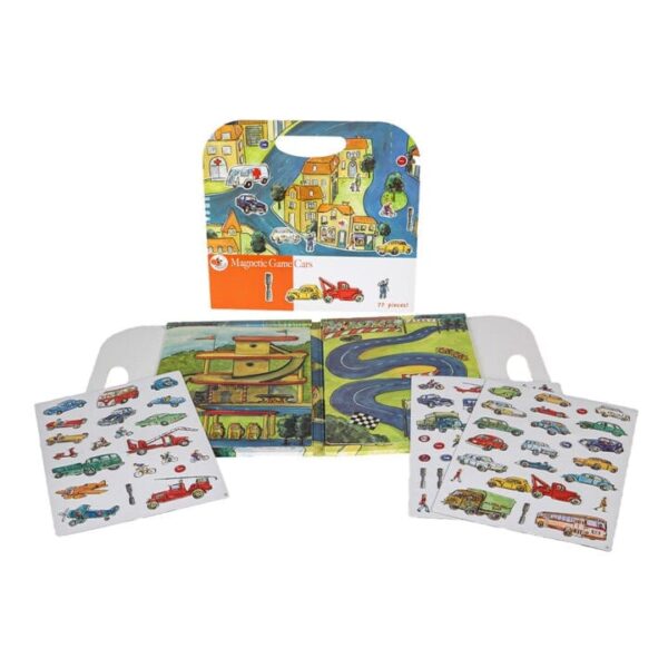 Magnetisch speelboek met auto’s van Egmont Toys voor fantasierijk spel