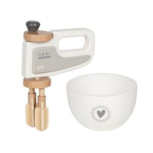 Goki speelkeuken handmixer met mengkom stimuleert creatief en educatief spel