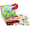 Houten magnetische kunstdoos van Hape met magneetvormen voor creatief spel