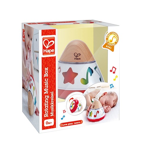 Hape Rotating Music Box draaiende muziekdoos voor baby’s met rustgevende melodie te koop bij Het Speellab