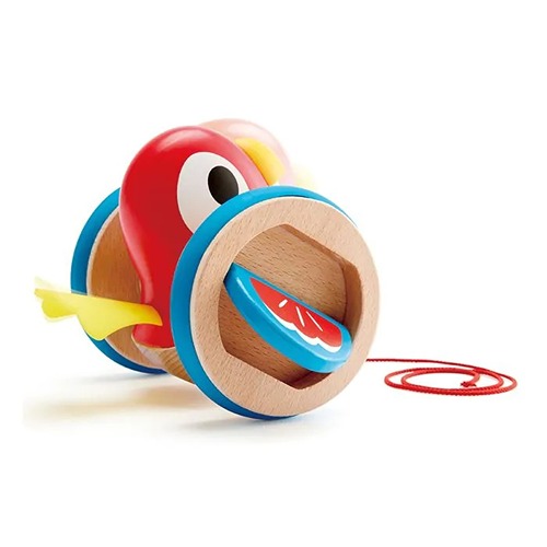 hape-trekdier-vogel-flapperende-vleugels-motorisch-speelgoed Hape trekdier vogel met flapperende vleugels voor motorische ontwikkeling