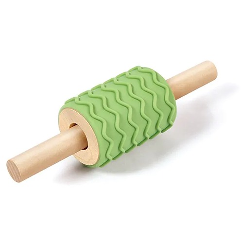 Educatieve houten natuurroller voor sensorisch en creatief spel