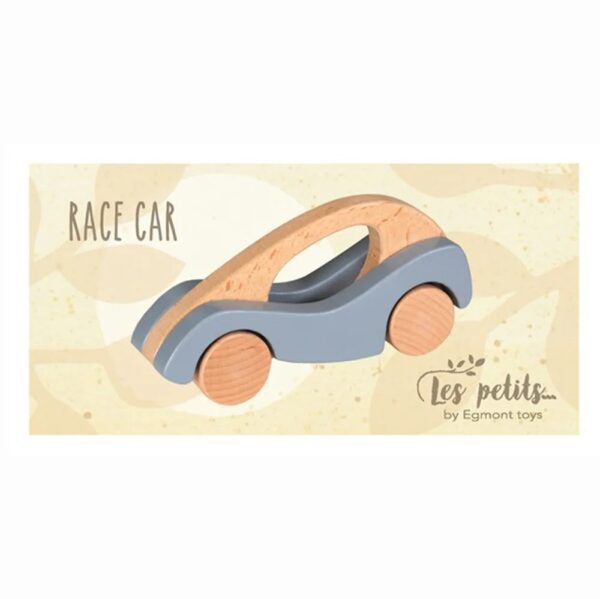 Houten raceauto van Egmont Toys – stimuleert fijne motoriek en spel
