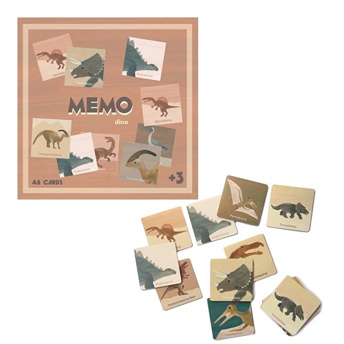 Egmont Toys Memory Dinosaurus speelkaarten set voor kinderen vanaf 3 jaar